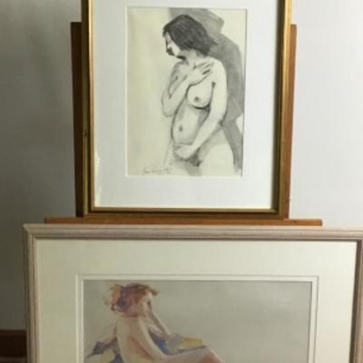 334: Two Originals Nudes by Jean Ranney Smith