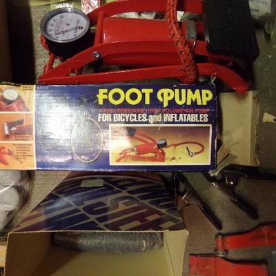 B-89   CLAMPS, FOOT PUMP AND HARDWARE