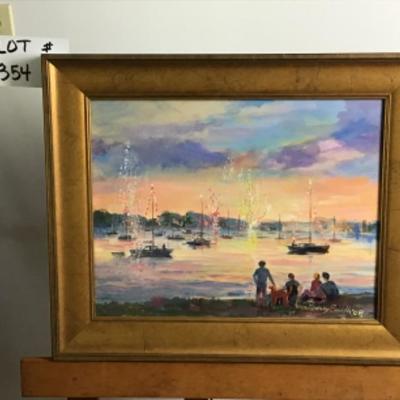 354 Framed Original Oil Painting