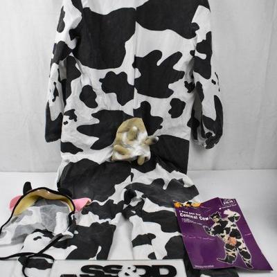 2 pc Cow Costume. Adult 