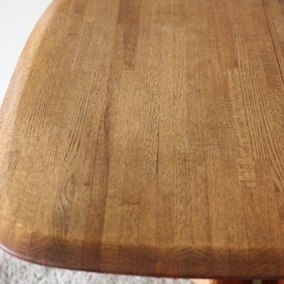 Lot 30 Solid Wood Dining Table w/ Leaf