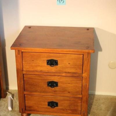Lot 45 Mission Style Tradewins Furniture Nightstand