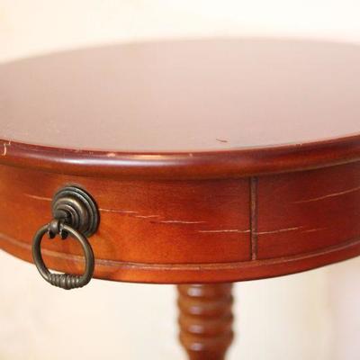 Lot 55 Small Round Side Table 