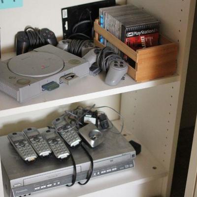 Lot 77 PlayStation, DVD/VHS Player & More