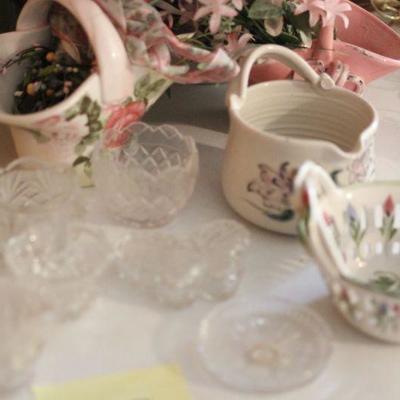 Lot 118 Ceramic Floral Decorative Bowls, Floral & More