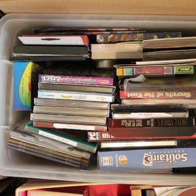 Lot 122 DVDs, CDs, VHSs & More
