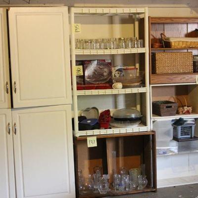 Lot 134 Garage Storage Cabinets & Racks (5 units)
