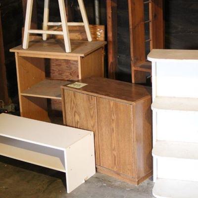 Lot 143 Garage Cabinets, Shelf, Metal Storage & More
