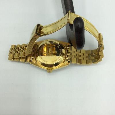 Goldtone Men's Croton Automatic Watch