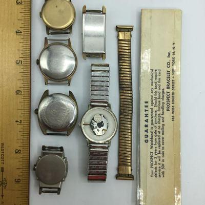 Mixed Lot Of Watch Parts