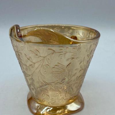 Peach Luster Carnival Glass Creamer