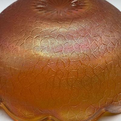 Vintage Marigold Jeanette Glass Fruit Bowl Set