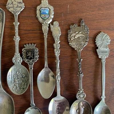 Lot 39 - Vintage Souvenir Spoons