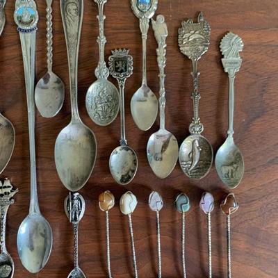 Lot 39 - Vintage Souvenir Spoons