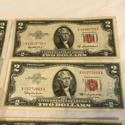 Lot 59 - 1953 & 1963 Red Seal $2 Notes