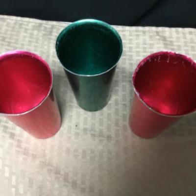 Flamingo metal cups