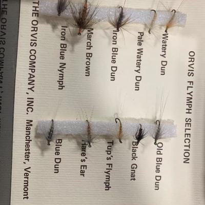 #158 Autographed Nymph Fly Collection