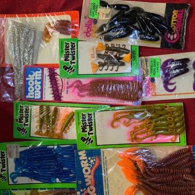 #162 Vintage Rubber Fishing Worm Misc.