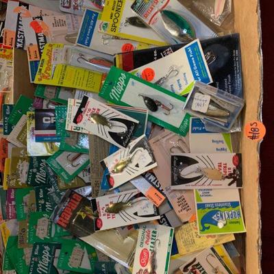 #185 Misc. Box of Lures, Spiners and More!