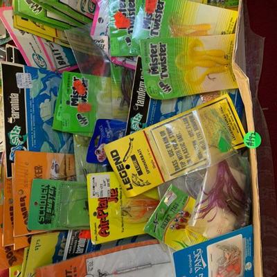#192 Box of Vintage Twisters, Lure Pieces & More