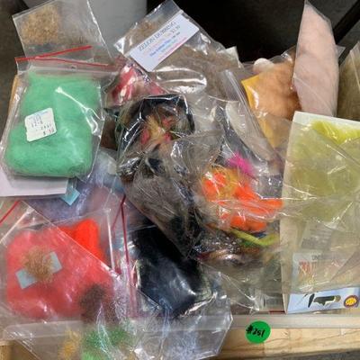#251 Box of Dubbing Materials & Misc.