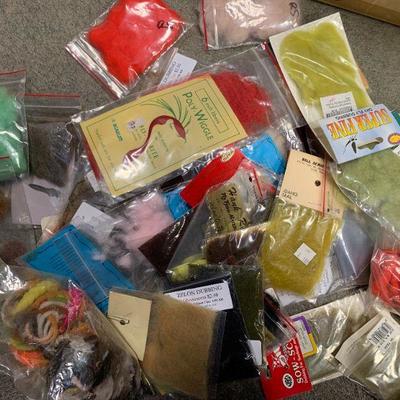 #251 Box of Dubbing Materials & Misc.