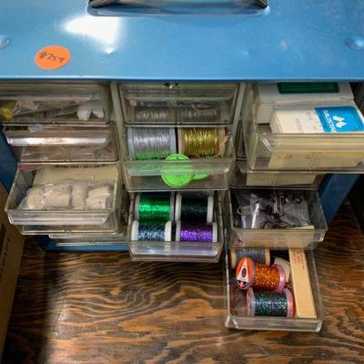#259 Storage Piece With Drawers Full of Misc.