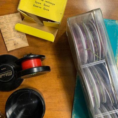 #281 Vintage Spool and Fly Lines