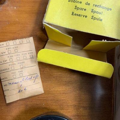 #281 Vintage Spool and Fly Lines