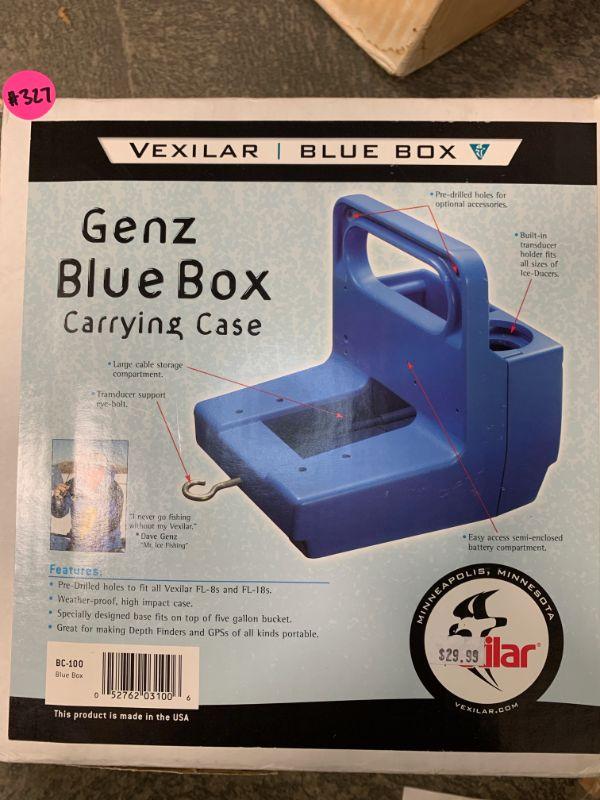 VEXILAR GENZ BLUE BOX CARRYING CASE BC-100 