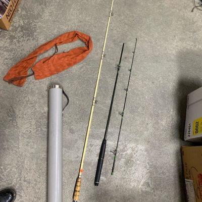 #349 Three Misc. Fishing Rods