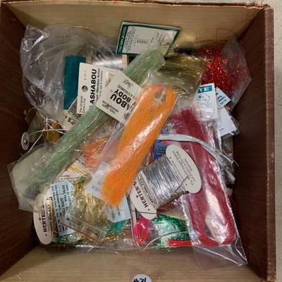 #31 Box of Tinsel, Thread & Misc.