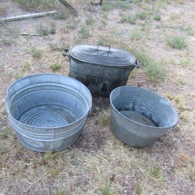 ES-12  GALVANIZED TROUGHS & BOILER