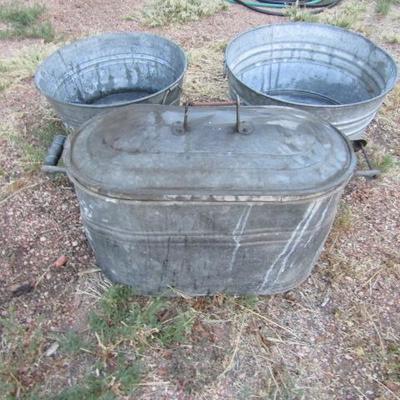 ES-12  GALVANIZED TROUGHS & BOILER