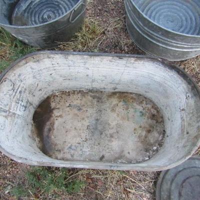 ES-12  GALVANIZED TROUGHS & BOILER