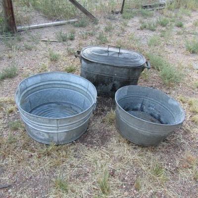 ES-12  GALVANIZED TROUGHS & BOILER