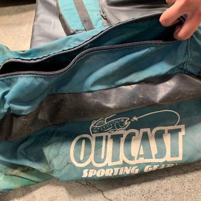 #1 Black & Blue Outcast Sporting Goods Inflatable Raft