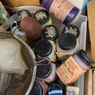 #Box of Misc. Vintage Dyes