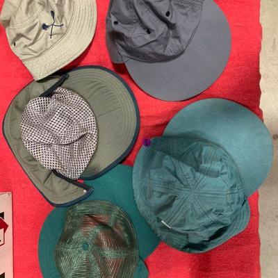 #108 Five Vintage Fishing Hats