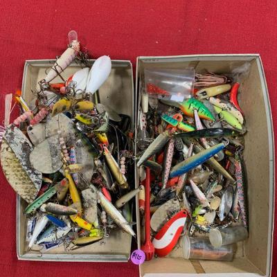 #115 Vintage Fishing Lures & Misc.
