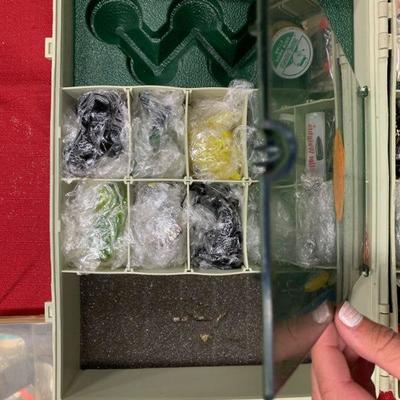 #123 Two Vintage Tackle Box Full of Bait & Lures