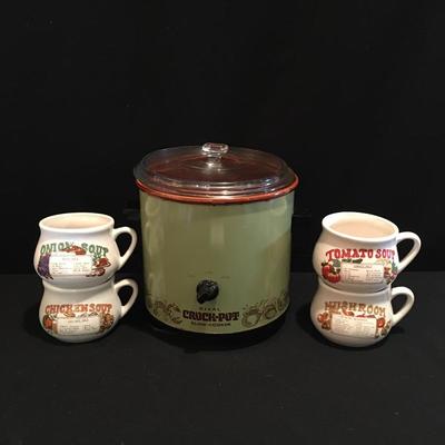 Lot 108 - Rival  Crock Pot & Soup Mugs