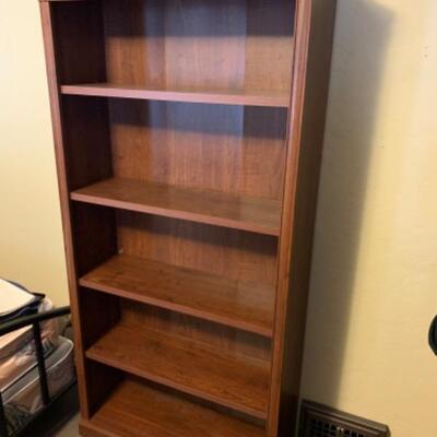14. Pair of bookcases (35.5”x36.5x12” and 28”x30”x12”) 