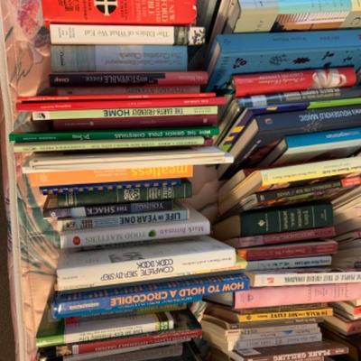 18. Large assortment of books