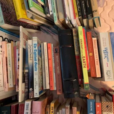 18. Large assortment of books