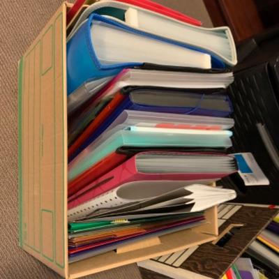 21. Office organizer supplies, shelving, file drawers, storage containers