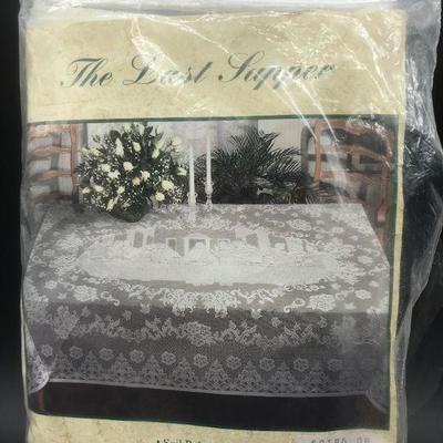 The Last Supper Lace Tablecloth