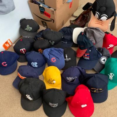 28. Large collection of baseball style caps