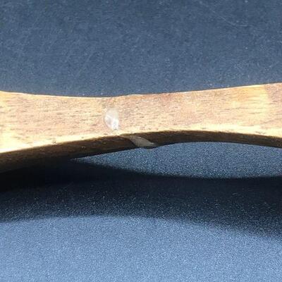 Pair of Wood Pineapple Serving Bowls with Spoons