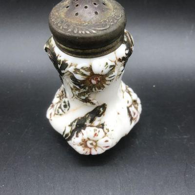Vintage Milk Glass Salt Shaker